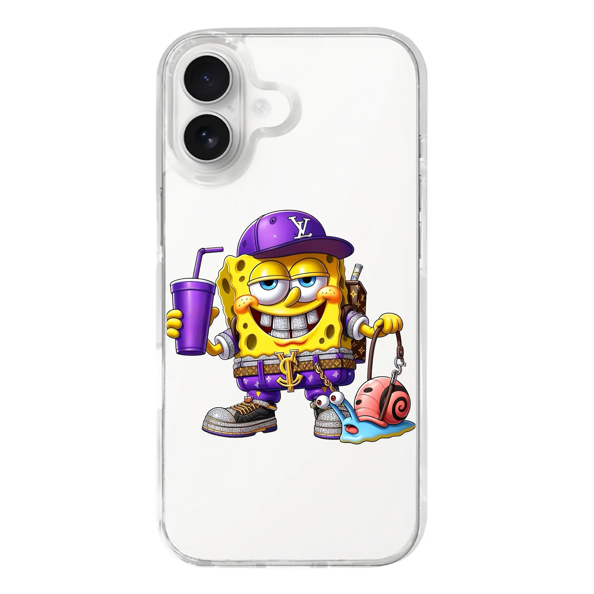 スポンジボブ グッズ スポンジボブ - iPhone 17シリーズ 透明スマホケース – 薄型・耐衝撃・精密フィット保護カバー